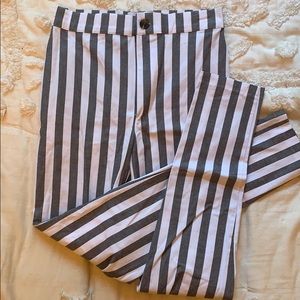 Urban Outfitters Gray Striped Pants - size 2